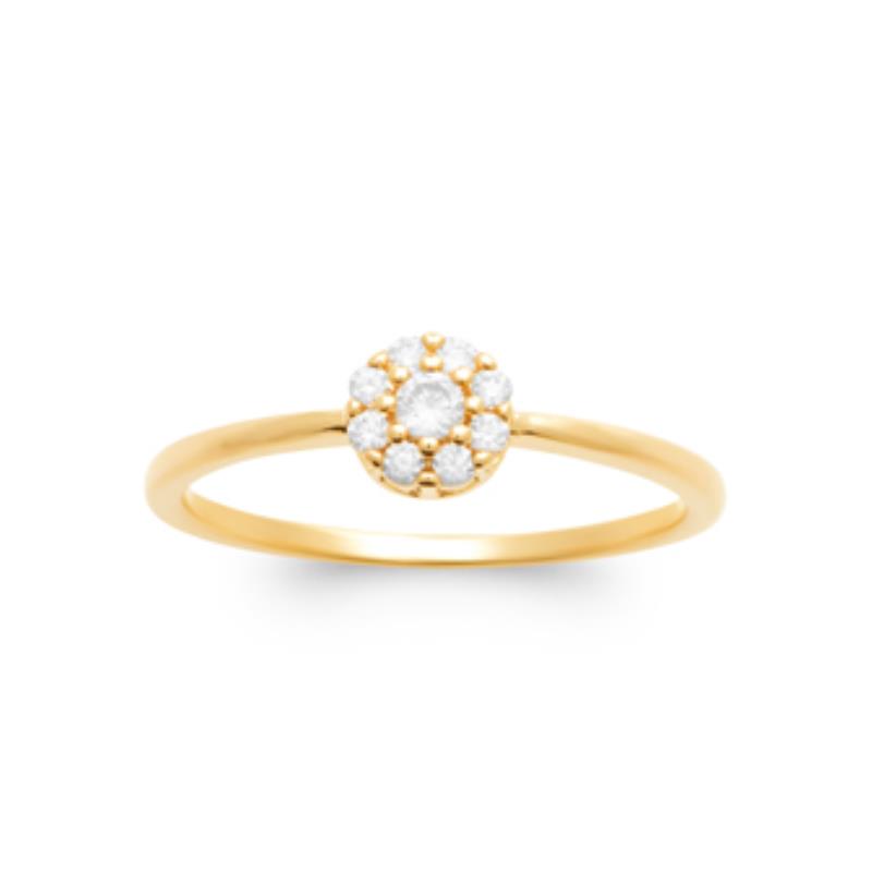 Coque de Nacre Bague plaqué or 2994010