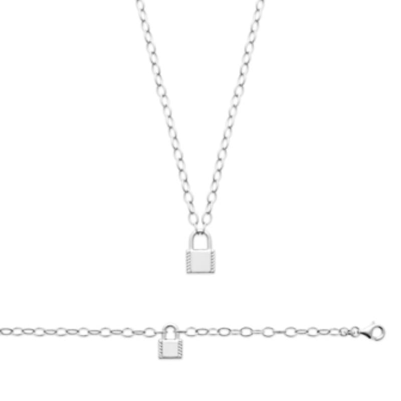 Coque de Nacre Collier argent 721890