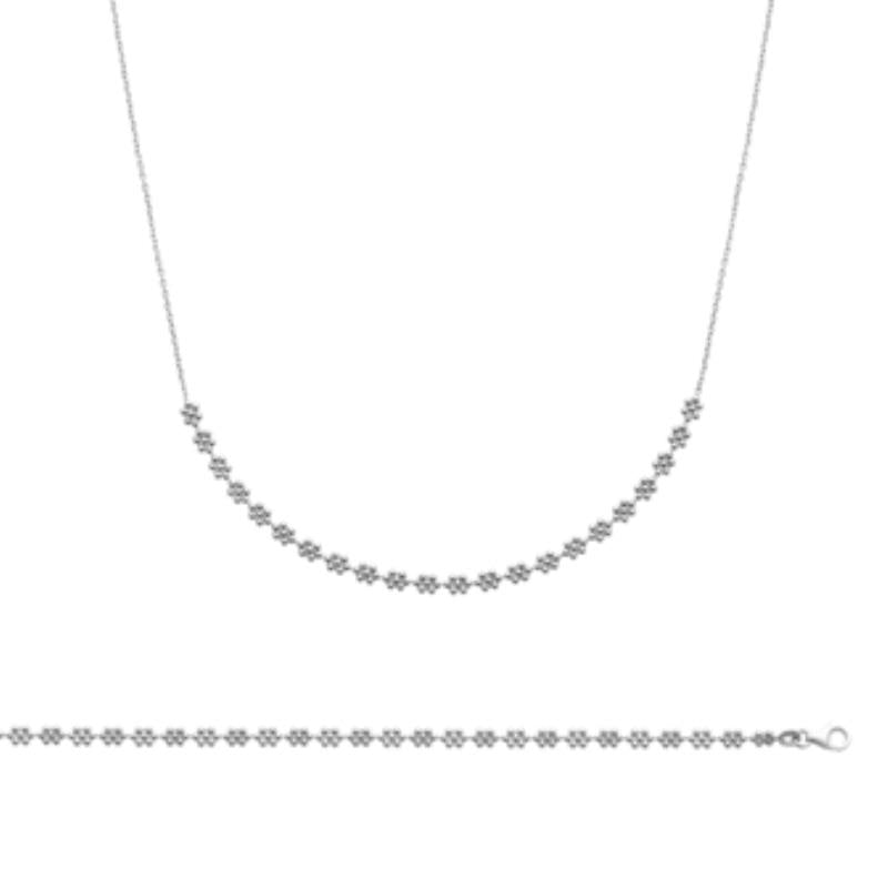 Coque de Nacre Chaîne argent 721856