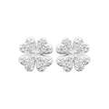 Coque de Nacre Puces d'oreilles argent 13018510