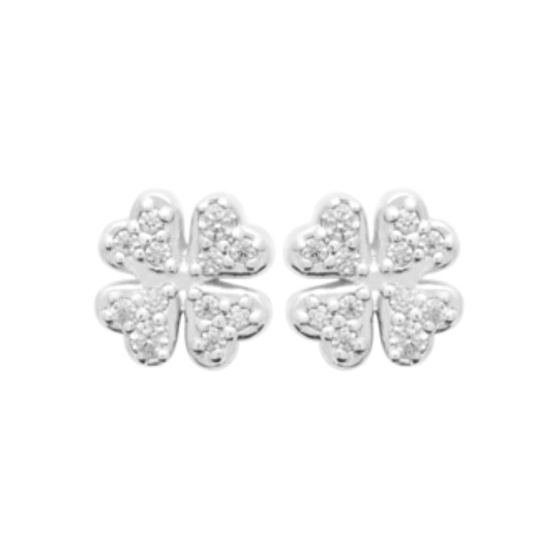 Coque de Nacre Puces d'oreilles argent 13018510