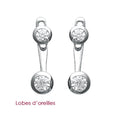 Coque de Nacre Boucles d'oreilles argent 1518110