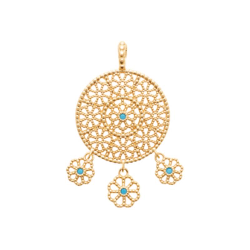 Coque de Nacre Pendentif plaqué or 2784230