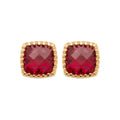 Coque de Nacre Puces d'oreilles plaqué or 23006720