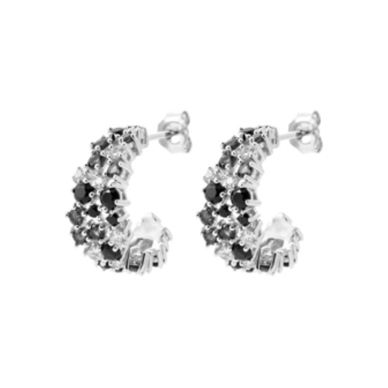 Coque de Nacre Créoles argent 1671207