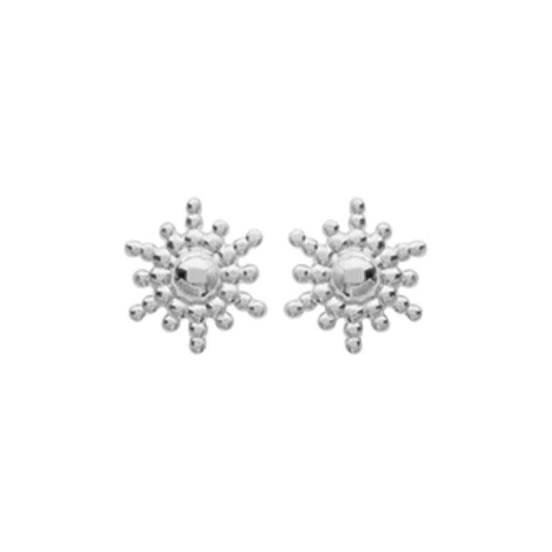 Coque de Nacre Puces d'oreilles argent 7556300