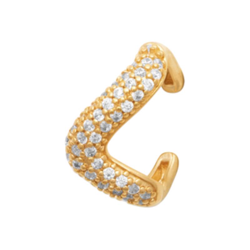 Coque de Nacre Boucle d'oreille à l'unité plaqué or 23069310