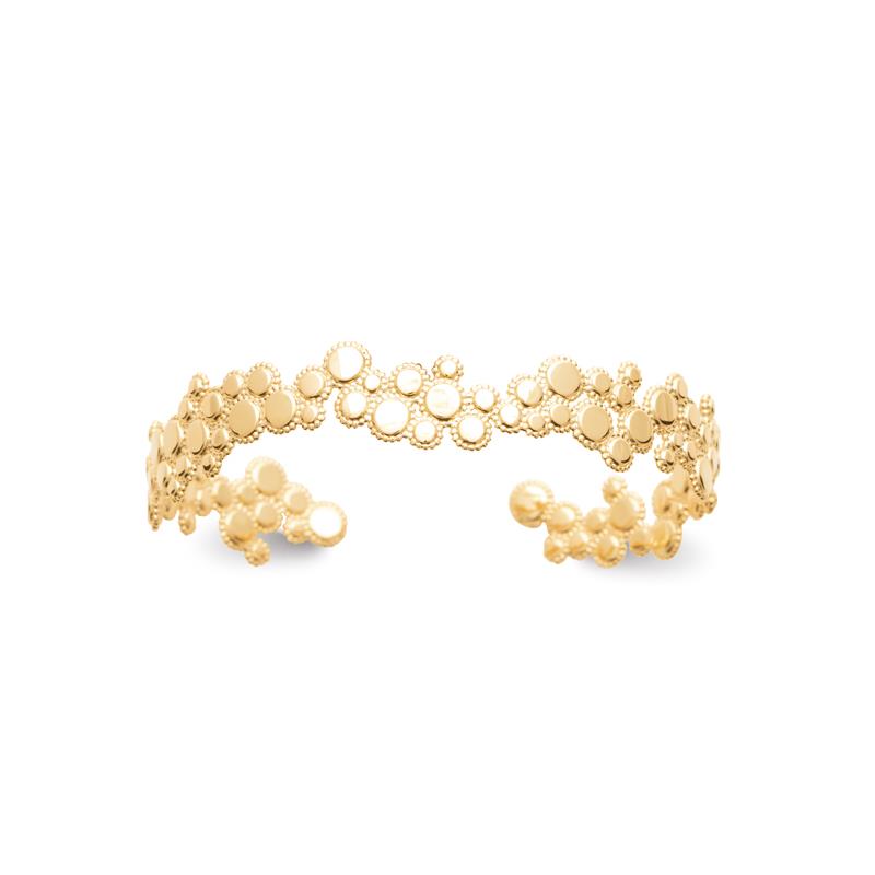 Coque de Nacre Bracelet jonc plaqué or 922236