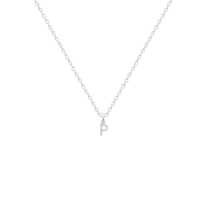 Coque de Nacre Pendentif initiale argent 1776716