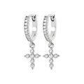 Coque de Nacre Créoles argent 1638110