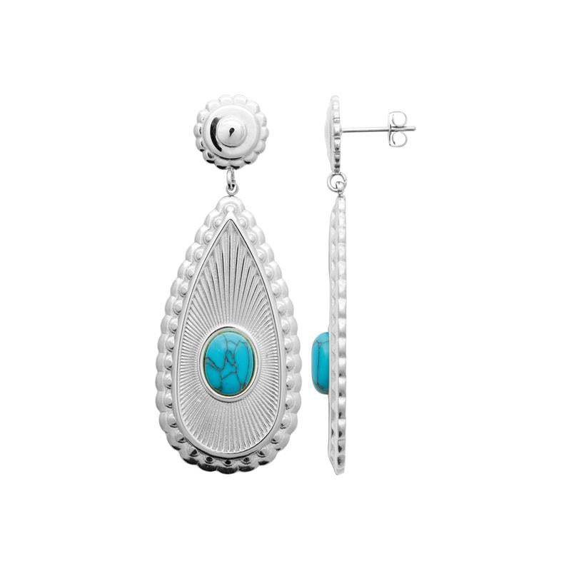 Coque de Nacre Boucles d'oreilles pendantes acier 3133300
