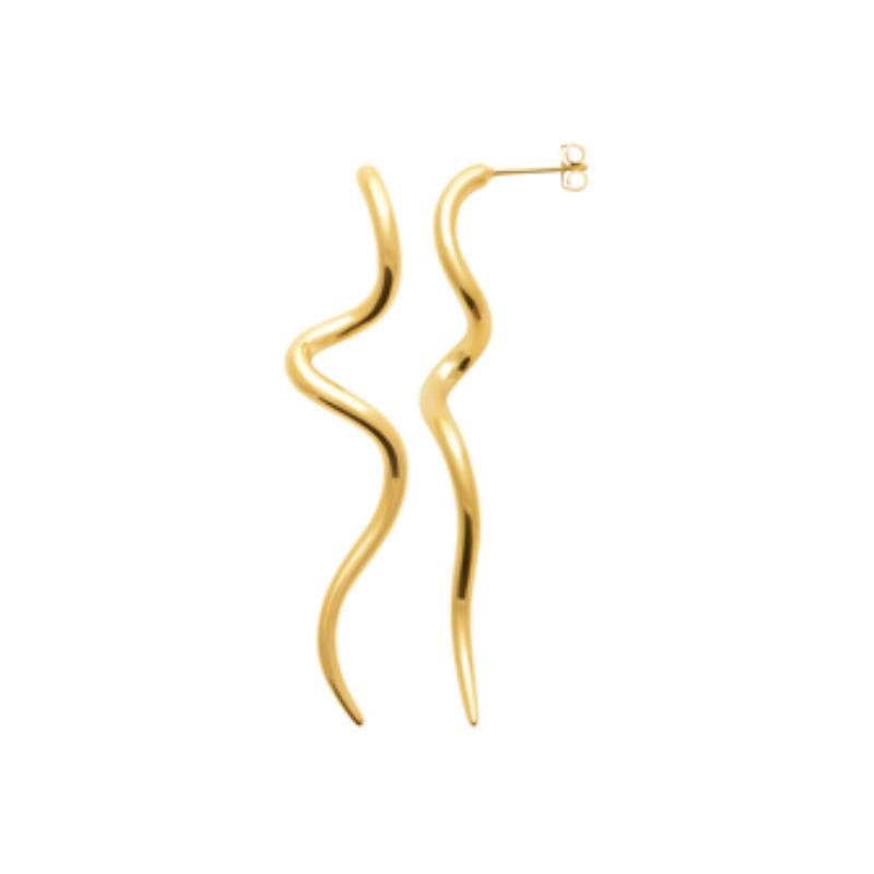 Coque de Nacre Boucles d'oreilles acier doré 3115909