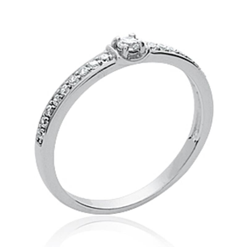 Coque de Nacre Bague solitaire argent 1186510