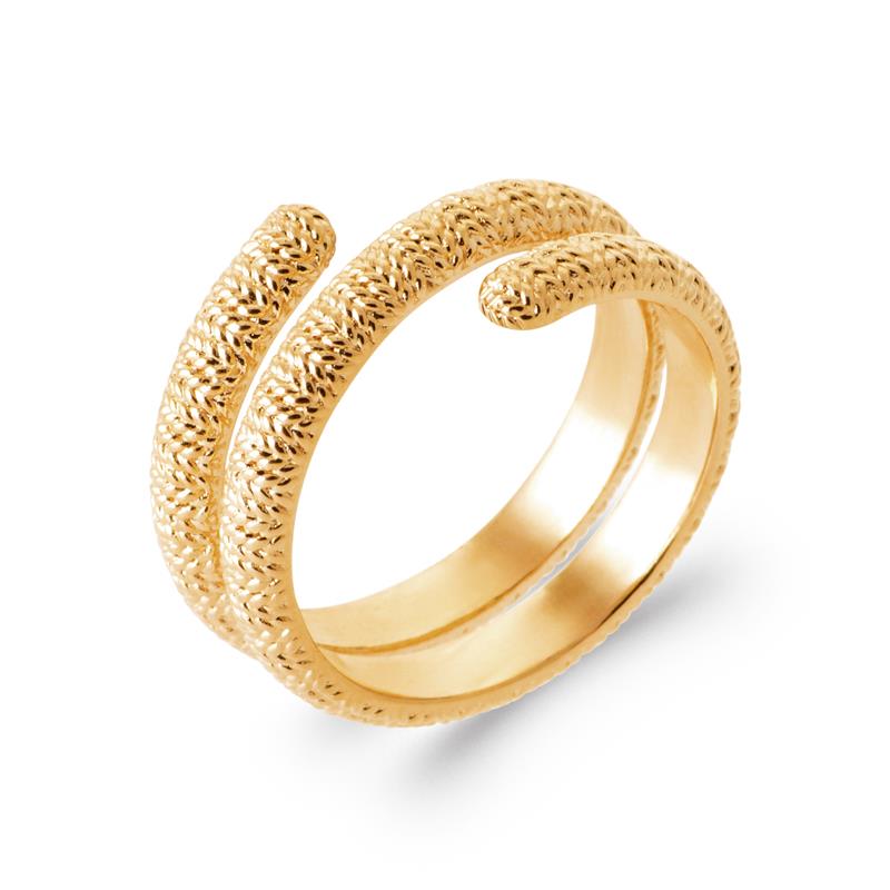 Coque de Nacre Bague plaqué or 20003600