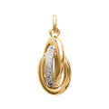 Coque de Nacre Pendentif plaqué or 2753911