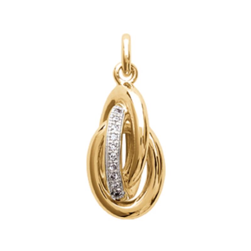 Coque de Nacre Pendentif plaqué or 2753911