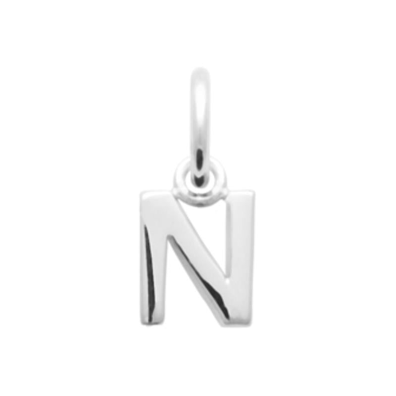 Coque de Nacre Pendentif initiale argent 7775614