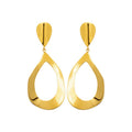 Coque de Nacre Boucles d'oreilles pendantes acier doré 3132909