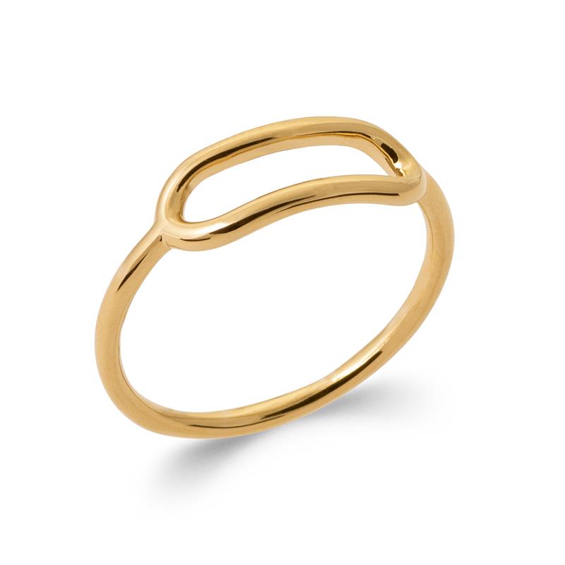 Coque de Nacre Bague plaqué or 2911300