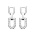 Coque de Nacre Boucles d'oreilles pendantes argent 13053410