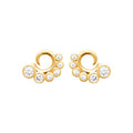 Coque de Nacre Boucles d'oreilles plaqué or 23081310