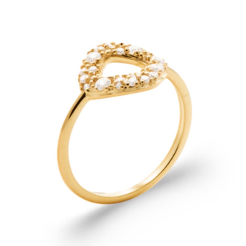 Coque de Nacre Bague plaqué or 2951010