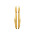 Coque de Nacre Boucles d'oreilles acier doré 3116009