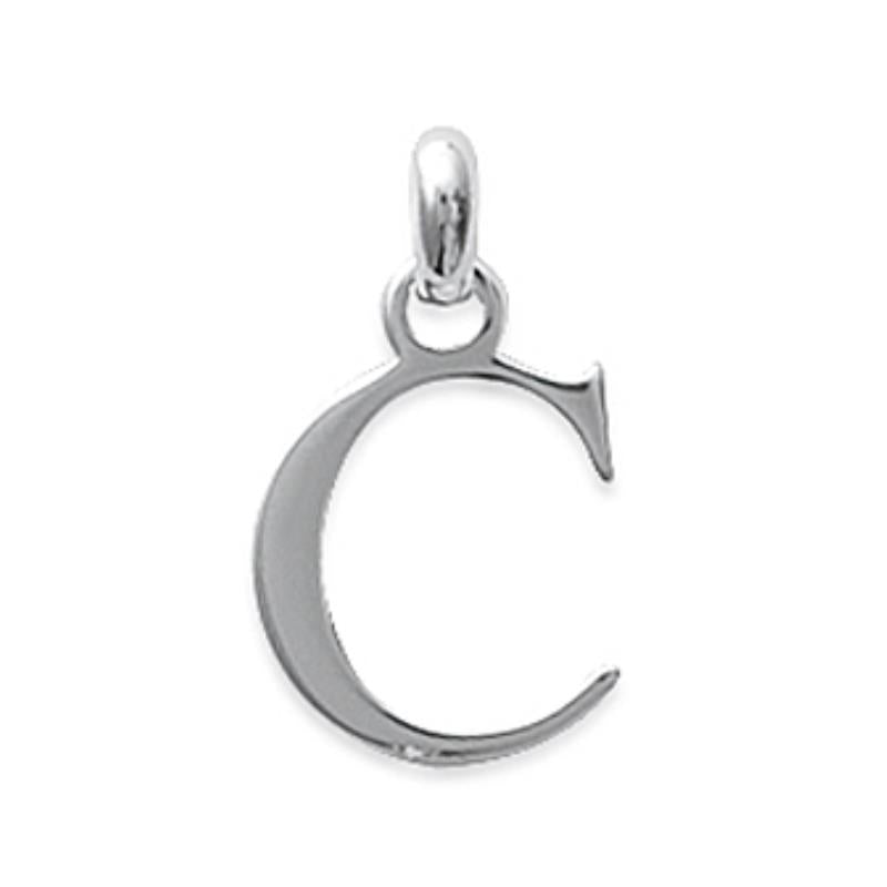Coque de Nacre Pendentif initiale argent 1875003