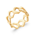 Coque de Nacre Bague plaqué or 2940400