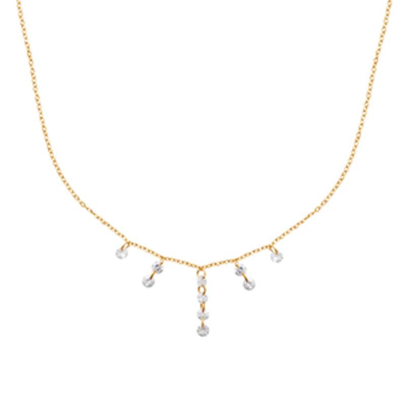 Coque de Nacre Collier plaqué or 973474