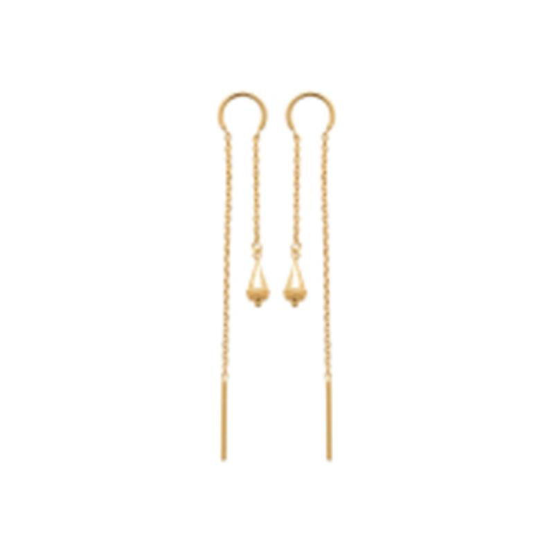 Coque de Nacre Boucles d'oreilles pendantes plaqué or 23034800