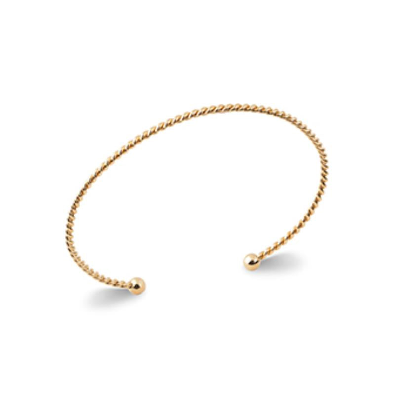 Coque de Nacre Bracelet jonc plaqué or 921680