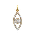Coque de Nacre Pendentif plaqué or 2731411