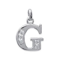 Coque de Nacre Pendentif initiale argent 18601107