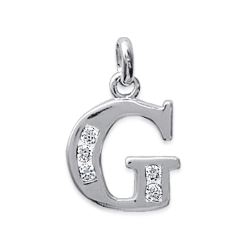 Coque de Nacre Pendentif initiale argent 18601107