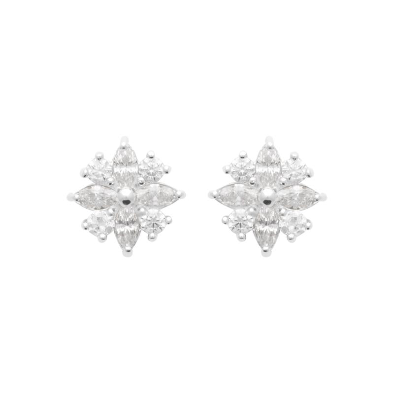 Coque de Nacre Puces d'oreilles argent 13045810
