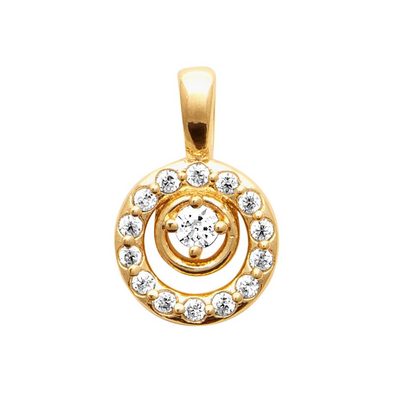 Coque de Nacre Pendentif plaqué or 2793510