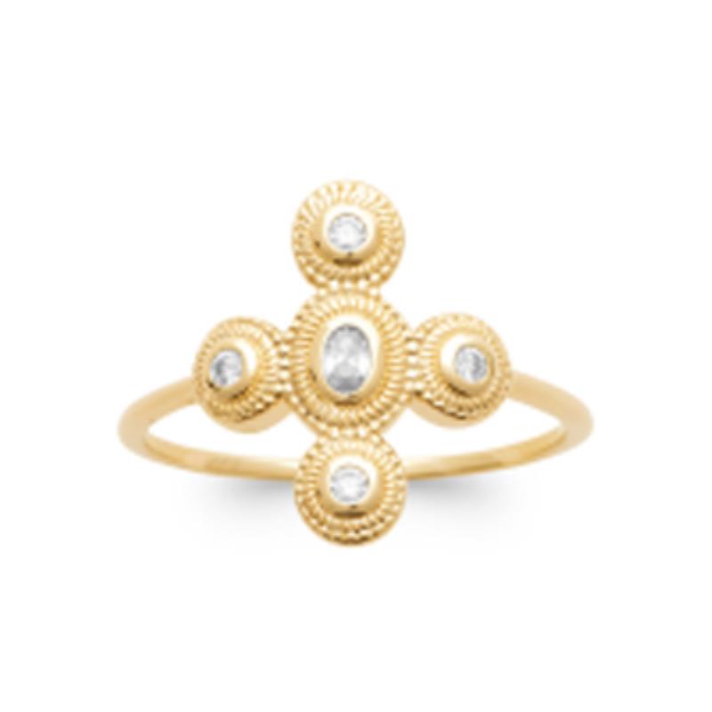 Coque de Nacre Bague plaqué or 2968110