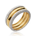 Coque de Nacre Bague plaqué or 6110009