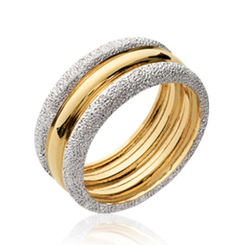 Coque de Nacre Bague plaqué or 6110009
