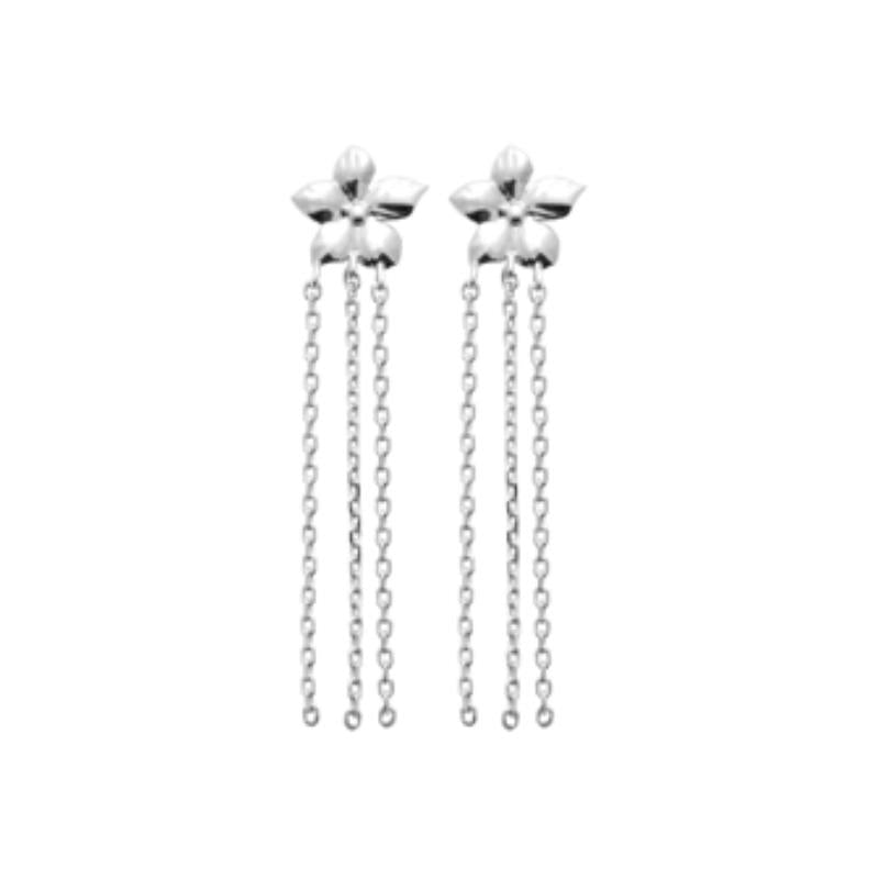 Coque de Nacre Boucles d'oreilles pendantes argent 73049100