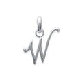 Coque de Nacre Pendentif initiale argent 748115523