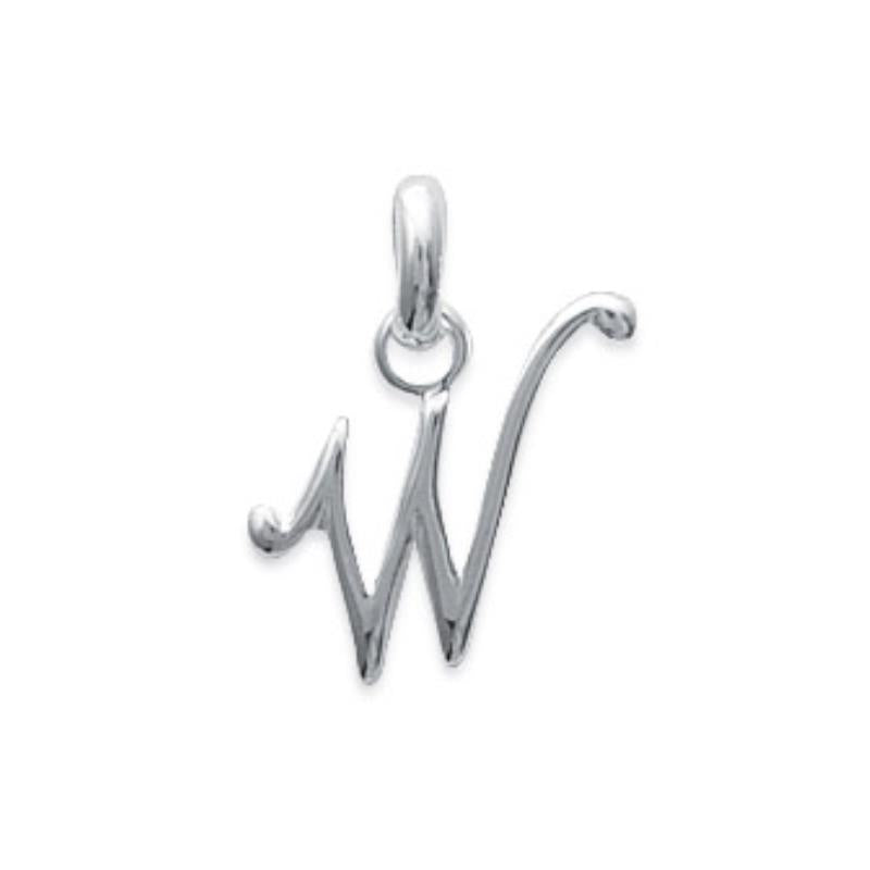 Coque de Nacre Pendentif initiale argent 748115523