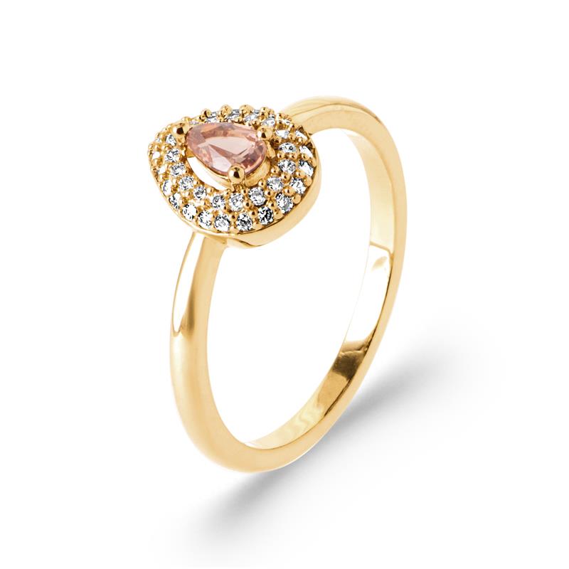Coque de Nacre Bague plaqué or 20023499