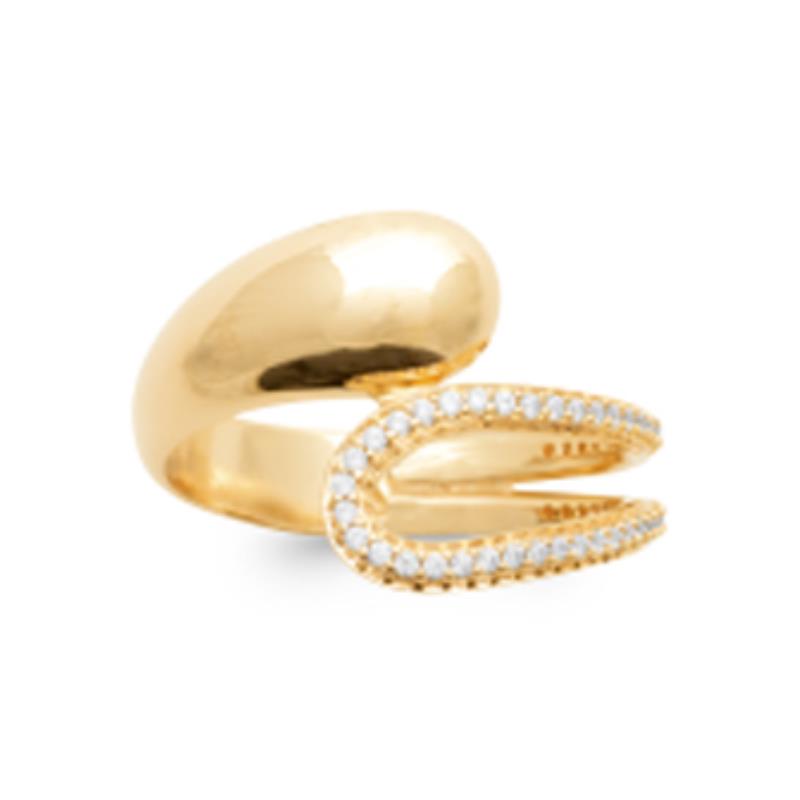 Coque de Nacre Bague plaqué or 2981010