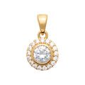 Coque de Nacre Pendentif plaqué or 2770510
