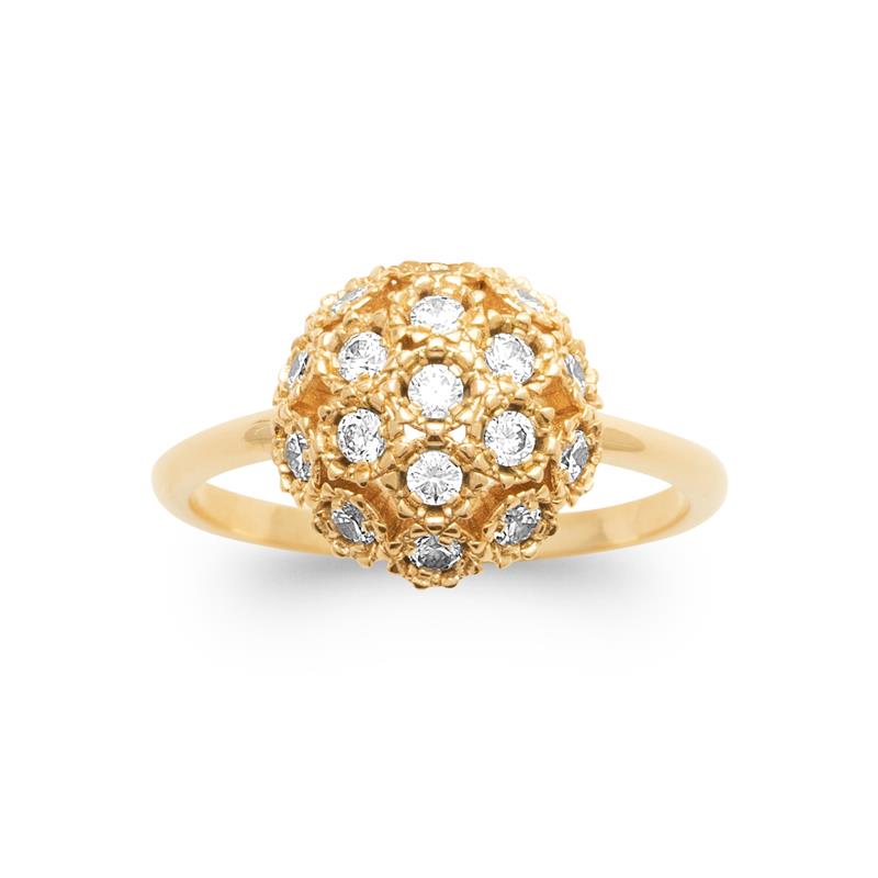 Coque de Nacre Bague plaqué or 20007010