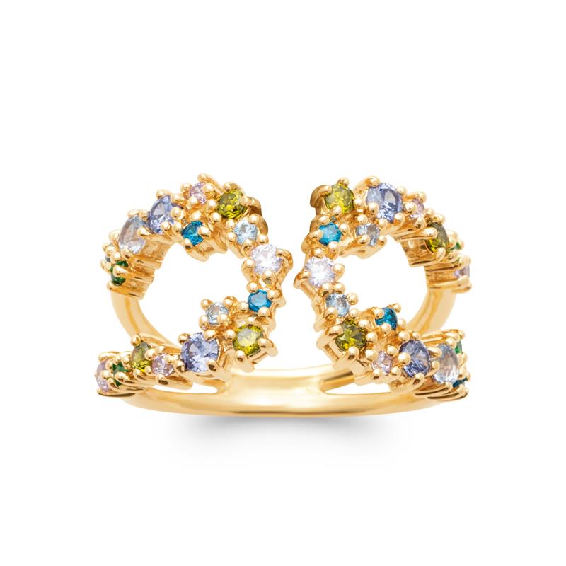 Coque de Nacre Bague plaqué or 2986605