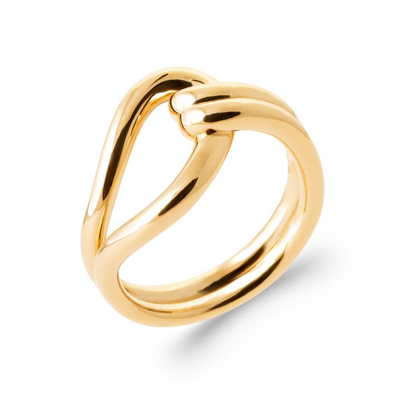 Coque de Nacre Bague plaqué or 20007900