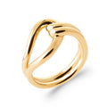 Coque de Nacre Bague plaqué or 20007900